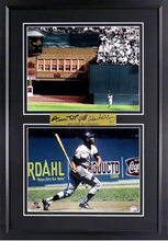 Load image into Gallery viewer, Willie Mays & Willie McCovey “Say Hey & Stretch” Framed Stack Display (Engraved Series)