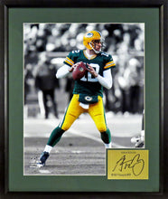 Load image into Gallery viewer, Aaron Rodgers "SPOTLIGHT" Framed Photograph (Engraved Series)