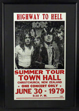 Load image into Gallery viewer, AC/DC Highway to Hell Framed Concert Poster (Engraved Series)