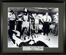 Load image into Gallery viewer, Muhammad Ali vs. The Beatles Framed Photograph (Engraved Series)