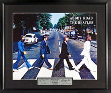 Load image into Gallery viewer, The Beatles “Abbey Road” 16x20 Framed Photograph (Engraved Series)