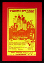 Load image into Gallery viewer, The Beatles "Yellow Submarine World Premier" Framed Movie Poster (Engraved Series)