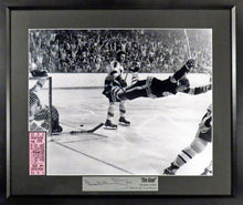 Load image into Gallery viewer, Bobby Orr “The Goal” Framed Photo (Engraved Series)