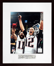 Load image into Gallery viewer, Tom Brady & Julian Edelman"SB LIII Celebration" Framed Photograph Engraved Series
