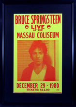 Load image into Gallery viewer, Bruce Springsteen Framed Concert Poster (Engraved Series)