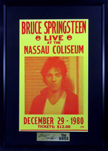 Load image into Gallery viewer, Bruce Springsteen Framed Concert Poster (Engraved Series)