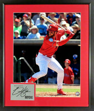Load image into Gallery viewer, Bryce Harper "Washington Nationals" Framed Photograph (Engraved Series)
