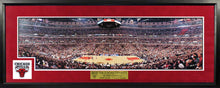 Load image into Gallery viewer, Chicago Bulls "United Center NBA Finals" Framed Panoramic