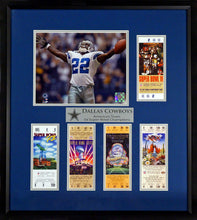 Load image into Gallery viewer, Dallas Cowboys "America's Team" SB Tix Display