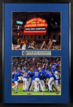 Load image into Gallery viewer, Chicago Cubs “2016 WS Champions” Framed Stack Display - Version I