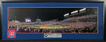 Load image into Gallery viewer, Chicago Cubs "2016 World Series" Framed Panoramic