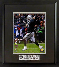 Load image into Gallery viewer, Derek Carr Autographed Framed Photograph