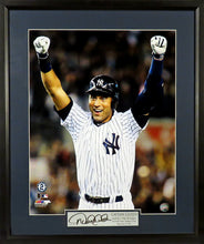 Load image into Gallery viewer, Derek Jeter "Final Hit @ Yankee Stadium" Framed Photograph (Engraved Series)