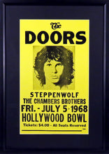 Load image into Gallery viewer, The Doors @ Hollywood Bowl Framed Concert Poster (Engraved Series)