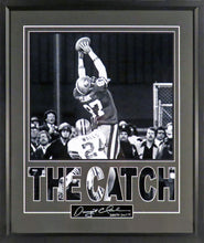 Load image into Gallery viewer, Dwight Clark “The Catch” Photograph Impact Display (Engraved Series)