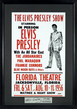 Load image into Gallery viewer, Elvis Presley 1956 Framed Concert Poster Engraved Series