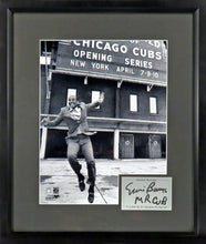 Load image into Gallery viewer, Chicago Cubs Ernie Banks “Let’s Play Two!” Framed Photograph (Engraved Series)