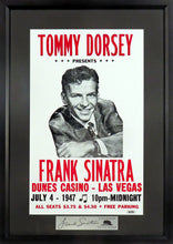 Load image into Gallery viewer, Frank Sinatra Framed Concert Poster (Engraved Series)