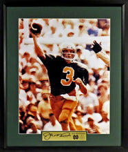 Load image into Gallery viewer, Joe Montana "Notre Dame" Framed Photograph Engraved Series