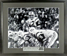 Load image into Gallery viewer, Joe Namath "SB III" Framed Photo (Engraved Series)