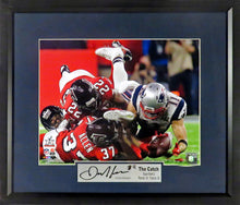 Load image into Gallery viewer, Julian Edelman "SB TD Catch" Framed Photograph (Engraved Series)
