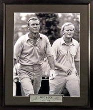 Load image into Gallery viewer, Arnold Palmer and Jack Nicklaus Framed Photograph (Engraved Series)