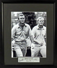 Load image into Gallery viewer, Arnold Palmer and Jack Nicklaus Framed Photograph (Engraved Series)