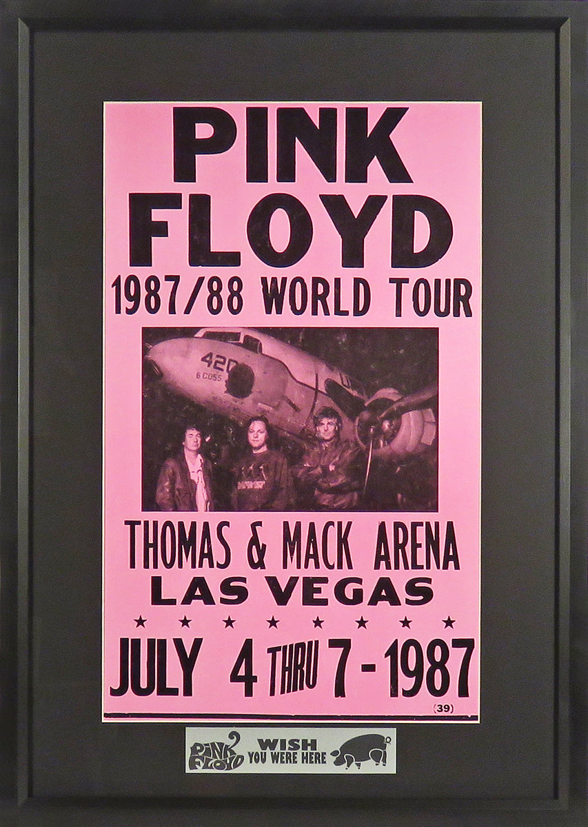 Pink Floyd Framed Concert Poster (Engraved Series) – Behind the
