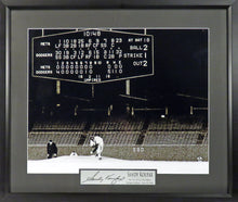 Load image into Gallery viewer, Los Angeles Dodgers Sandy Koufax "No-Hitter" Framed Photograph (Engraved Series)