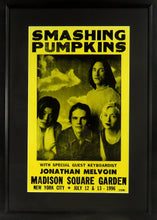 Load image into Gallery viewer, Smashing Pumpkins @ Madison Square Garden Framed Concert Poster (Engraved Series)