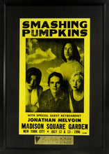 Load image into Gallery viewer, Smashing Pumpkins @ Madison Square Garden Framed Concert Poster (Engraved Series)
