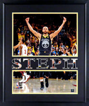 Load image into Gallery viewer, Golden State Warriors Stephen Curry "OakTown" Jersey 16x20 Framed Photo (Impact Series)