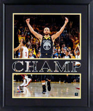 Load image into Gallery viewer, Golden State Warriors Stephen Curry "OakTown" Jersey 16x20 Framed Photo (Impact Series)