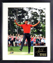 Load image into Gallery viewer, Tiger Woods "2019 Masters Champion" Framed Photograph (Engraved Series)