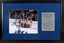 Load image into Gallery viewer, USA Hockey 1980"Miracle on Ice" Framed Photo Framed (Engraved Series)