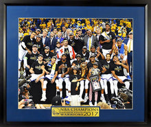 Load image into Gallery viewer, Golden State Warriors "2017 FINALS CHAMPIONS" Framed Photograph