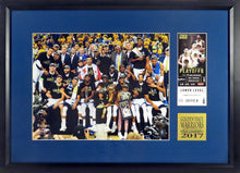Load image into Gallery viewer, Golden State Warriors "2017 FINALS CHAMPIONS" Framed Photograph