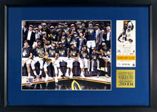Load image into Gallery viewer, Golden State Warriors "2018 FINALS CHAMPIONS" Framed Photograph