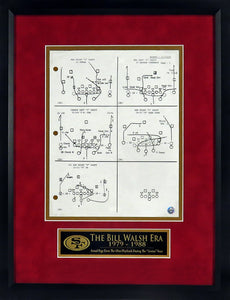 San Francisco 49ers Authentic Playbook Page Framed Display