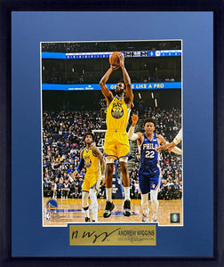 Golden State Warriors Andrew Wiggins Framed 11x14 Photo (Engraved Series)