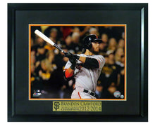 Load image into Gallery viewer, San Francisco Giants Brandon Crawford “2012 &amp; 2014 WS Champion” Framed Photograph (w/ Custom Plate)
