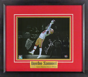 Deebo Samuel San Francisco 49ers Autographed 11" x 14" Spotlight Framed Photograph