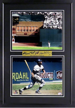 Load image into Gallery viewer, Willie Mays &amp; Willie McCovey “Say Hey &amp; Stretch” Framed Stack Display (Engraved Series)
