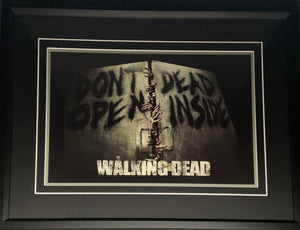 The Walking Dead TV Series "Don't Open" Framed Display