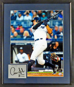 New York Yankees Aaron Judge Framed Photograph (Engraved Series)