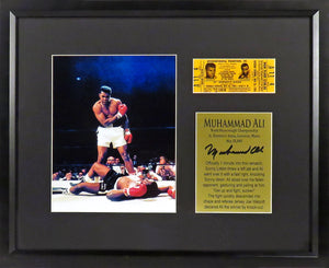 Muhammad Ali “Heavyweight Champion!” 8x10 Framed Color Photograph Display (Engraved Plate Series)