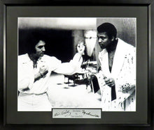 Load image into Gallery viewer, Elvis Presley &amp; Muhammad Ali “The King vs. The Greatest” Framed Photograph Engraved Series
