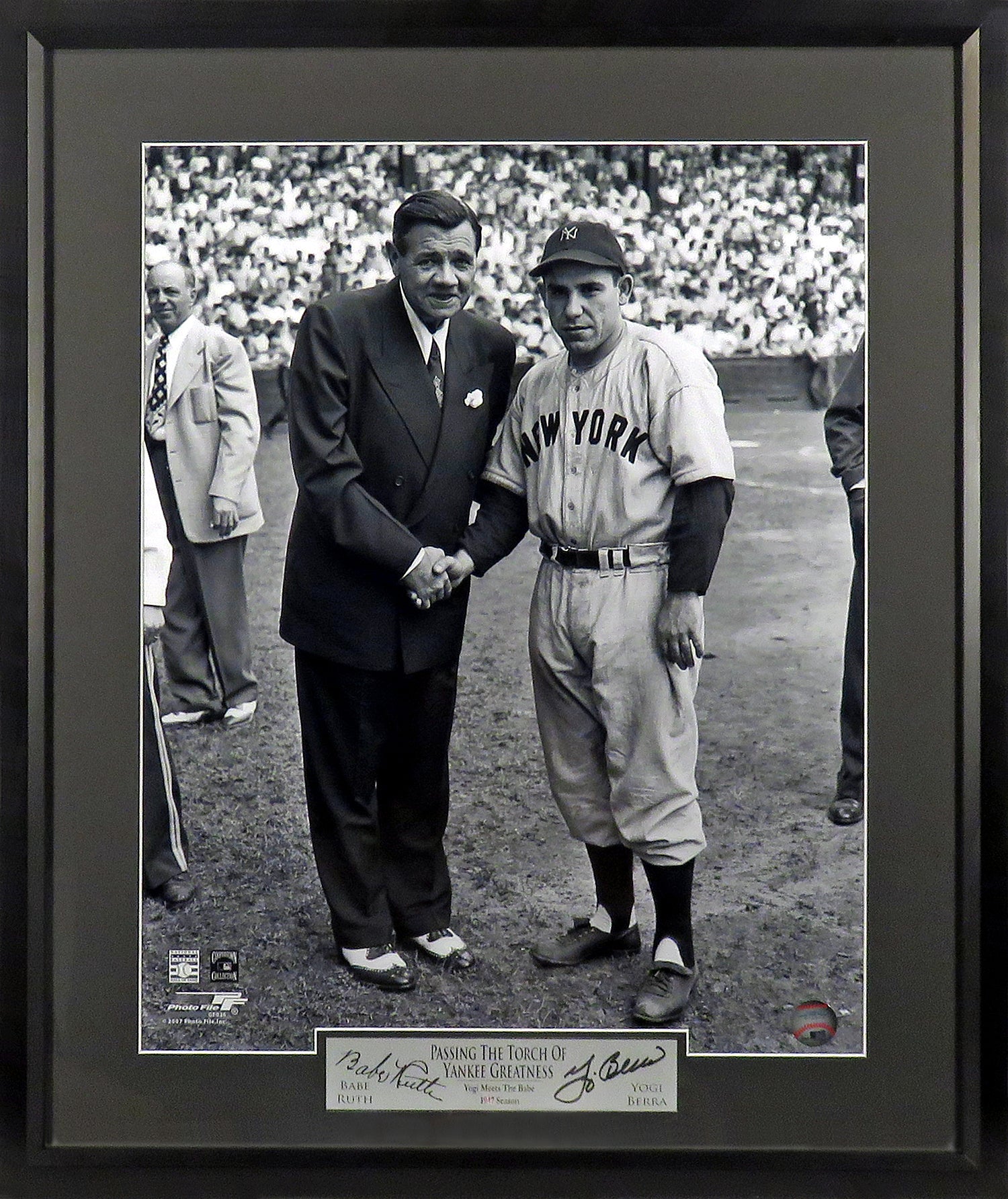 Yogi Berra Signed Framed 8x10 New York Yankees Photo BAS BD60629
