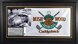 Caddyshack Flag Framed Display Featuring Bill Murray (Engraved Series)