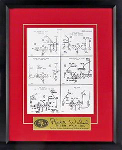 San Francisco 49ers "Playbook Page" Framed Display (Engraved Series)